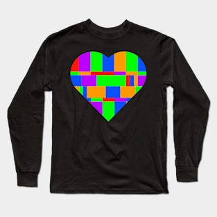 STATIC HEART - LGBTQ Long Sleeve T-Shirt